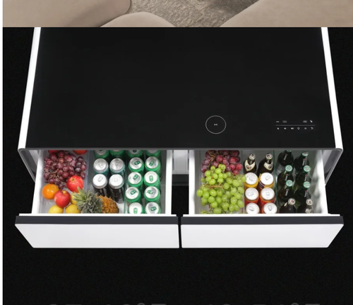 Coffee Table With Builtin Fridge Bluetooth Speaker Wireless Charging Modern Smart Touch Control Designer Mesa De Centro Sala