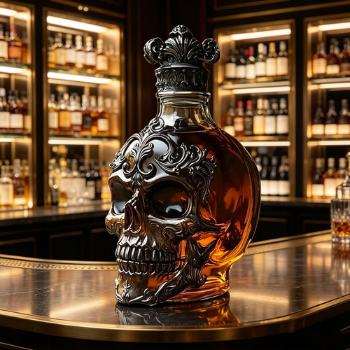 Halloween Decoration Skeleton Wine Bottle
