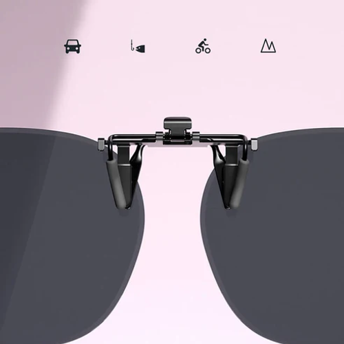 Clip-on Flip Up Metal Sunglasses Clip