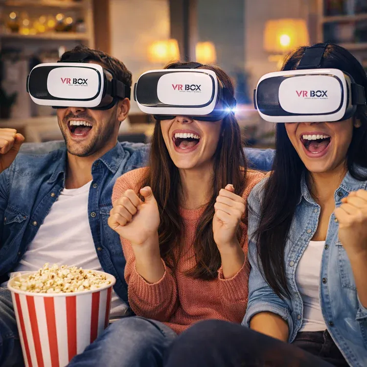 Lentes Vr Box de Realidad Virtual 3D