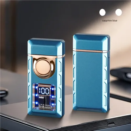 Black technology induction lighter trend, voice controlled lighter, cigarette lighter, fast charging lighter