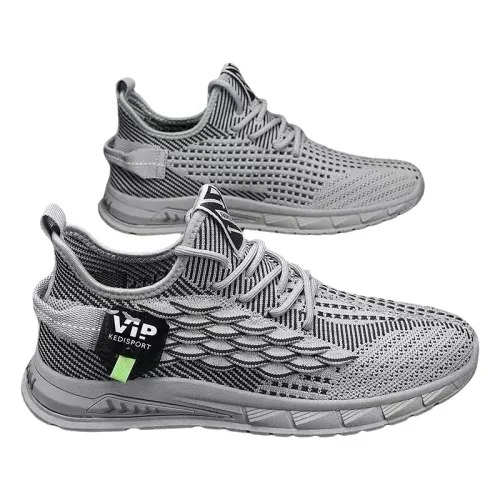 Spring New Men's Casual Breathable Mesh Coconut Shoes Fashionable Versatile Trendy Sports Shoes Lightweight Men's Footwear