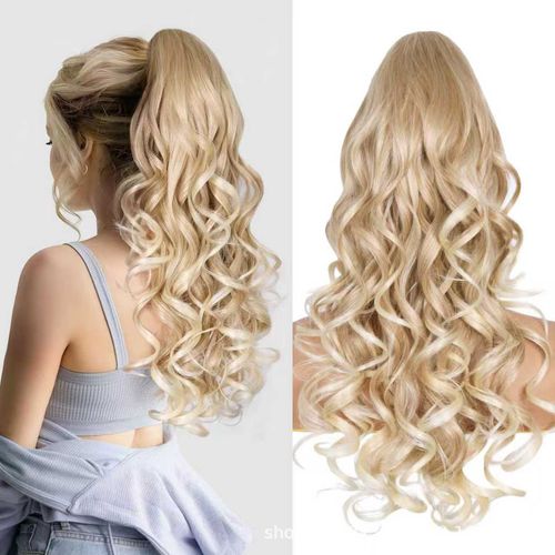 💜Limited time promotion 50%OFF💜Clip-on Wavy Ponytail Extension