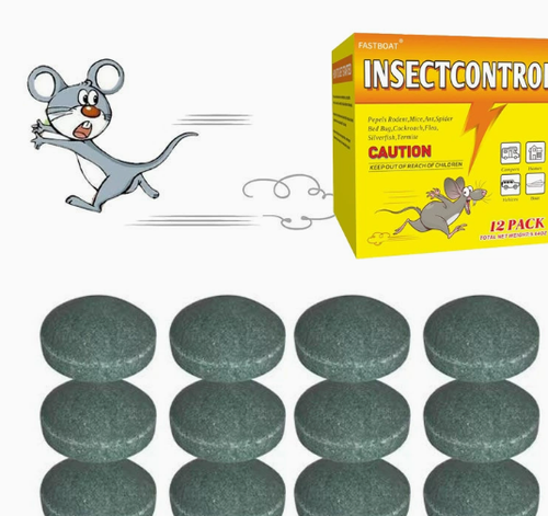 Mouse Rodent Repellent, 12 pcs  Mice Repellent for Squirrel Rats Spider Pests, Natural Deterrent for Kitchen, Warehouse, Car, Indoor, Outdoor