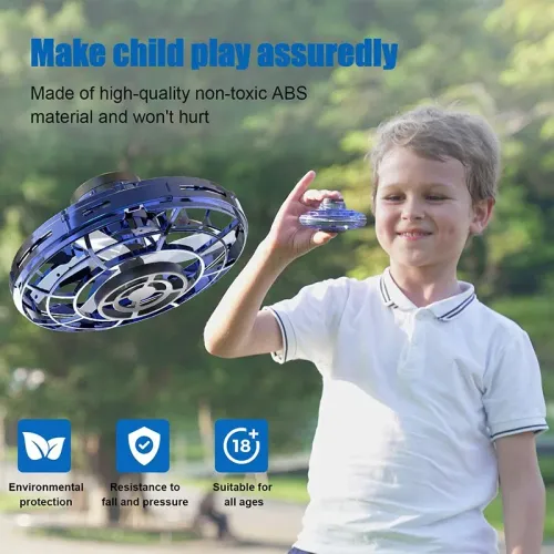 Kids Flynova Drone Fly Spinner Adult Fidget Toys Children Mini UFO Flyorb Flying Spinner Dropshipping Fingertip gyroscope toy
