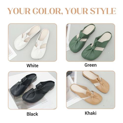 🔥 HOT SALE  Women's Soft Sole Knot Mules