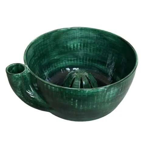 Imitation Ceramic Berry Swirl Bowl Drain Holes Center Cone Design Vegetable Cleaning