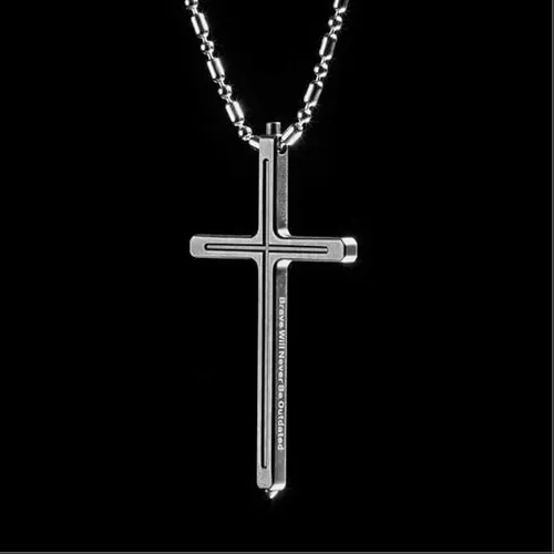 Self-Defense Cross Necklace