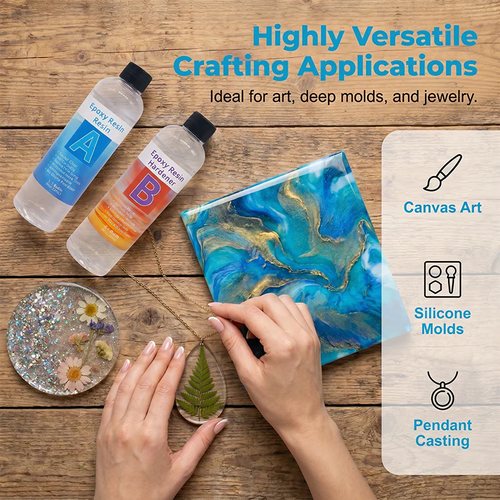 Crystal Clear Epoxy Resin Kit 260g+230g