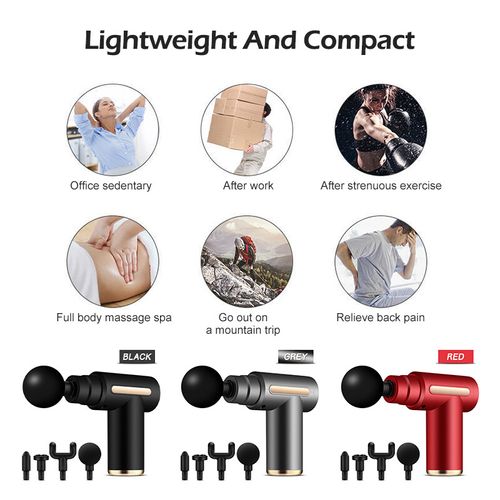 Cordless Mini Fascia Gun Whole Body Deep Muscle Tissue Massager