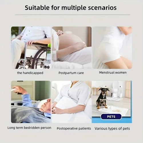 80x120cm waterproof and washable diaper pad for nighttime and menstrual protection, suitable for elderly, patient, and infant care.