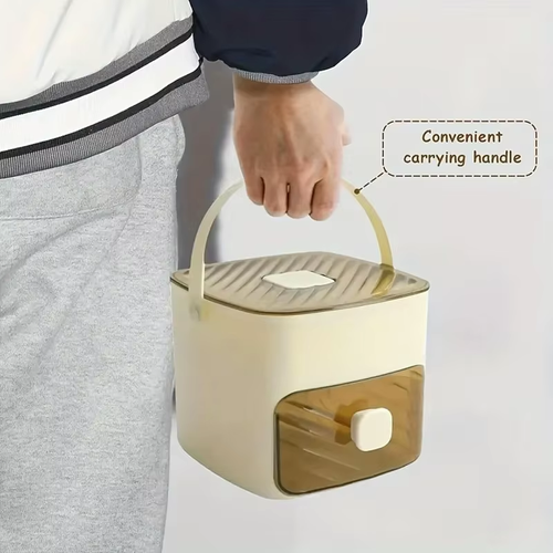 48-Cube Ice Tray (with Storage Bin) – One-Touch Release
