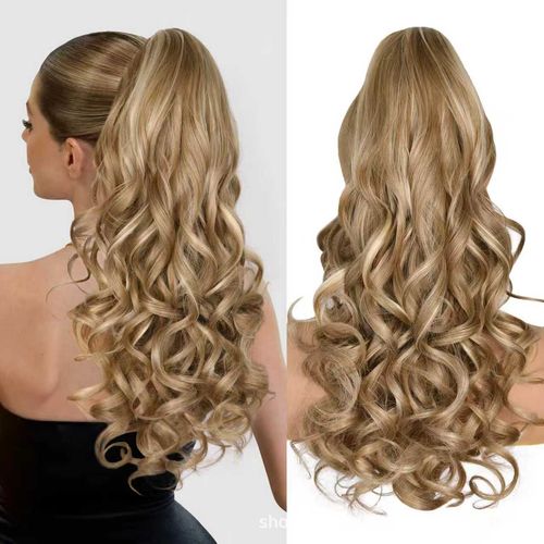 💜Limited time promotion 50%OFF💜Clip-on Wavy Ponytail Extension