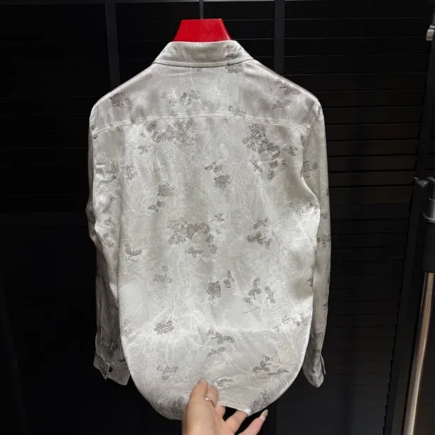 Men's Breathable Business Shirt (Ice Silk & Acetate Blend)
