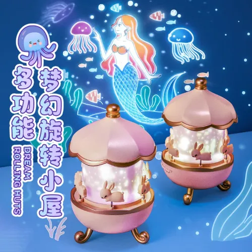Starry Sky Light Projector Music Box