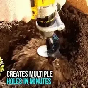 Easy Gardening Auger Spiral Drill Bit 2piece