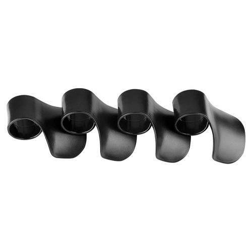4 pcs Throttle Assist Cruise Control Handle Black ABS Handlebar Rocker Motorcycle Thumb Rest