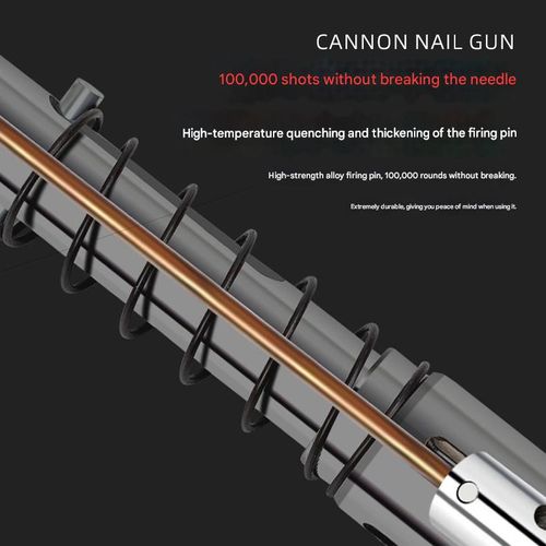 Manual nail gun, nails in one second