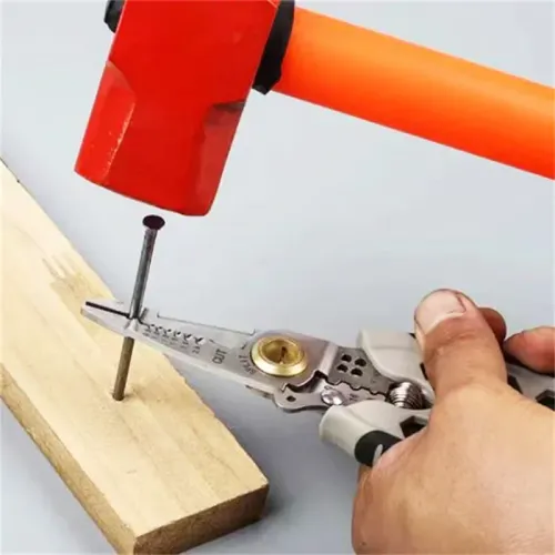 Premium 7-inch Multi functional Wire Stripper - Professional Tool Gift Electrician Pliers for Wire Stripping Cutting Hand Tools