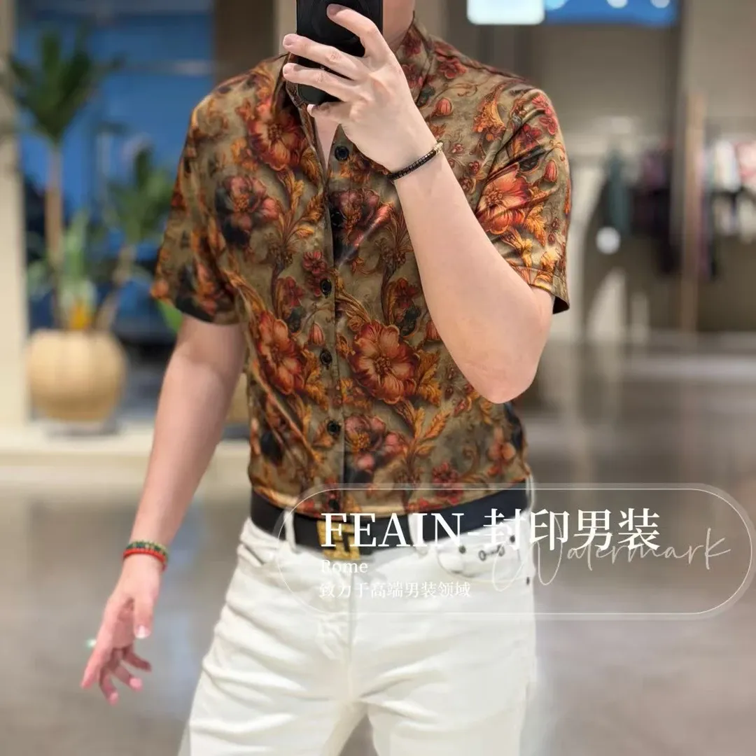 Silky Sateen Vintage-Style Shirt