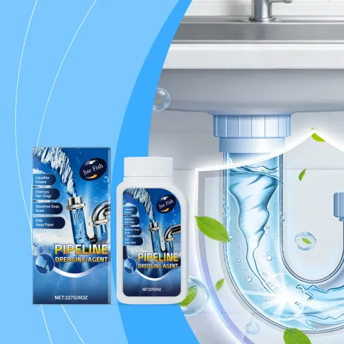 Pipe Unclogging Agent, Kitchen Toilet Bathroom Sink Drain, Dissolves Grease and Hair, Unclogs Blocked Drains