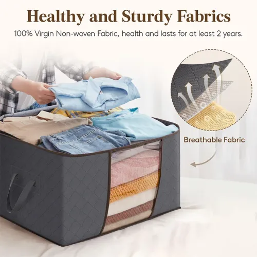 Quilt storage bag, clothing sorting bag, moving and organizing household bedding storage box, supplies
