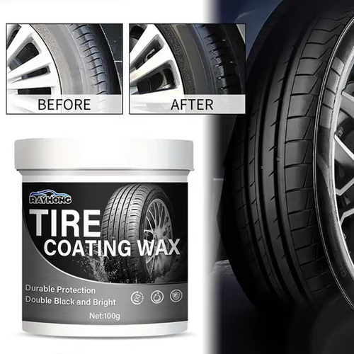 2 PCS Revive Your Tires with Long-Lasting Shine: 👍The Ultimate Hydrophobic Tire Refurbishing Paste!