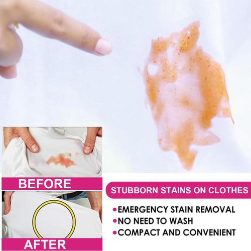 5 packs of Heavy Duty Stain Removal Wipes (20 wipes per pack)