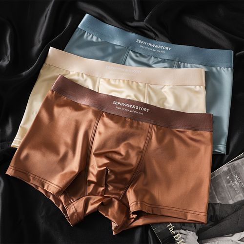 3 Packs Breathable Nylon Ice Silk boxer