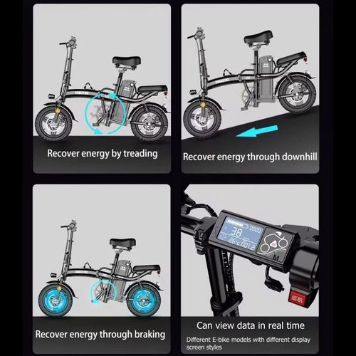 Mini folding electric bicycle scooter