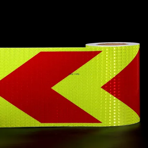 Waterproof Truck Sticker Adhesive Arrow Reflective Strip Safety Conspicuity 10M Reflector Tape For Trailer Car Vehicle Decal
