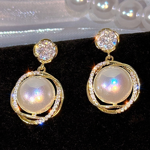 Fashion New Light Luxury Simple Classic Pearl Drop Earrings Birthday Party Gift Woman Jewelry Stud Earrings