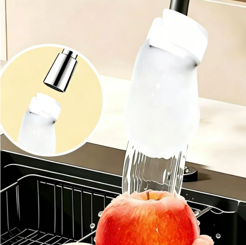 200 pcs Universal Faucet Filter Cotton Anti-splash Thickened Faucet Filter with strap