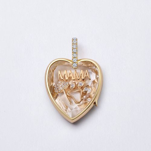 Heart-shaped Pendant Necklace Open and Close Transparent Box Accessories Unique Gift