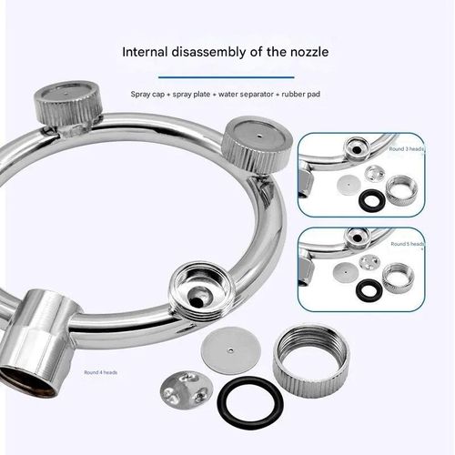 High pressure atomizing annular nozzle