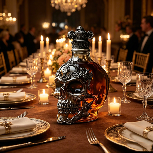 Halloween Decoration Skeleton Wine Bottle