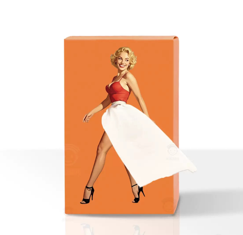 4-Piece Set (4 Colors) Creative Girl in Long Dress Style Tissue Box Covers – Cartoon Tissue Dispenser for Home, Office, and Car Decor & Storage