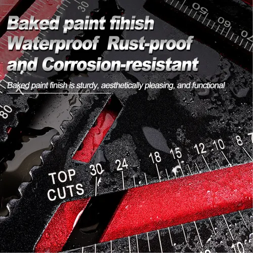 Woodworking Aluminum Alloy Triangle Gauges Measuring Gauging Tools High Precision Marker Angle Ruler Metric and Imperial