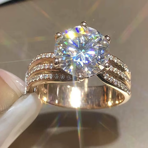 3 Carat Super Sparkling zircon Ring