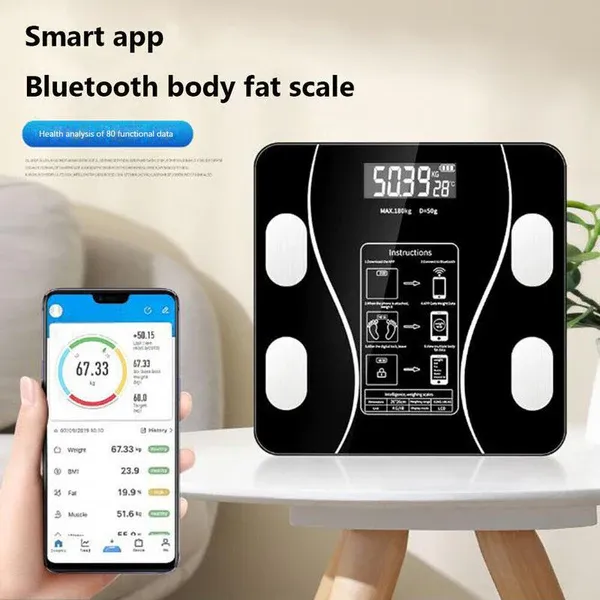 🥳Sales exceeded 50,000+ units in 2026. Smart body fat scale - easily measure weight and body fat.
