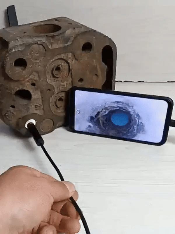 Plug-and-play endoscope camera - compatible with Android, iPhone, iPad and PC