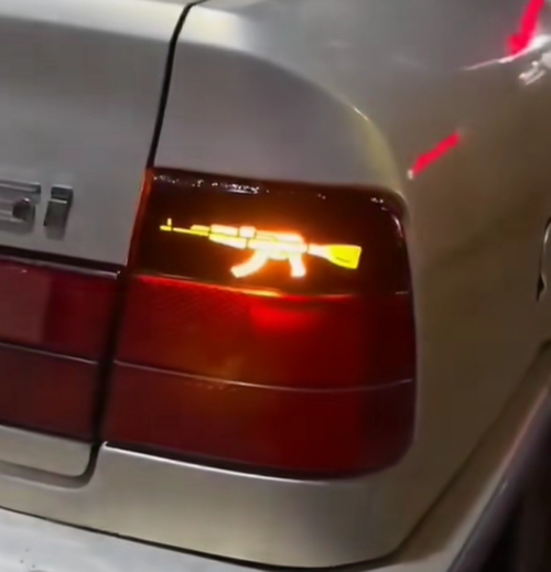 Car light stickers 2 pieces