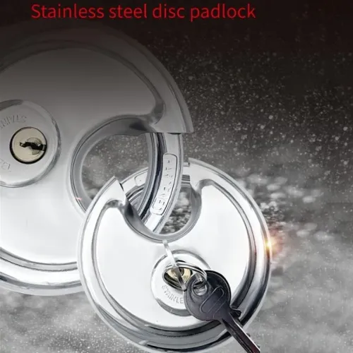 Stainless steel round cake lock with copper core for secure locking