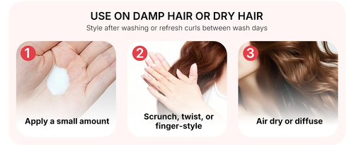 Karseell Curl Defining Cream for Wavy, Curly and Coily Hair, Leave-In Styling Cream to Help Control Frizz, Define Soft Curls