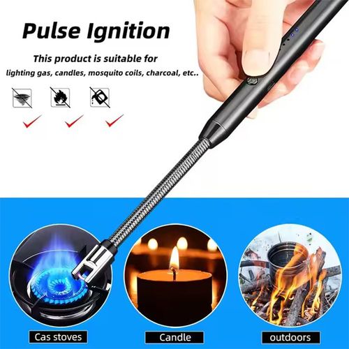 Creative Kitchen Tool Windproof Ignition Gun Lighter with Multifunction Candle Arc Pulse Stick Welding Torches