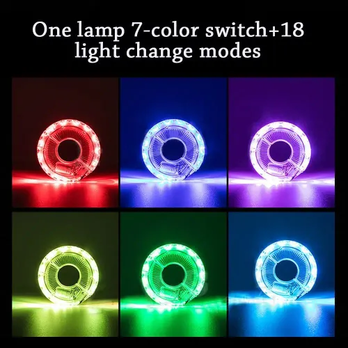 Set of 2 Waterproof LED Bicycle Spoke Lights  Bike Wheel Lights  LED Cycling Lights Hub Lights