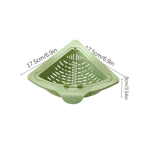 3 pcs new Magnetic Silicone Sink Corner Rack Drain Strainer Basket For Kitchen Storage