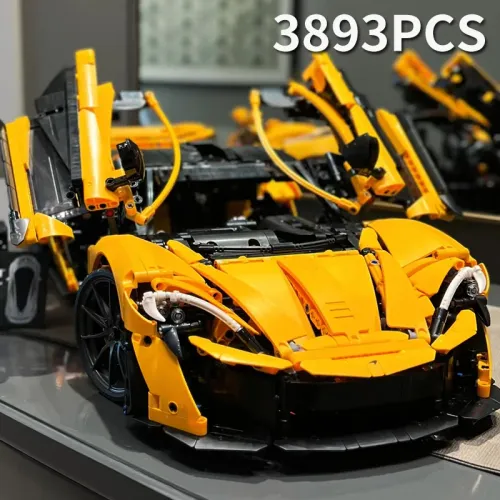 McLaren P1 block sports car mechanical assembly model