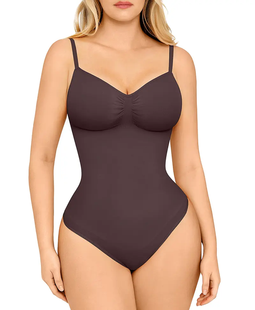 Women's Seamless Bodysuit Thong Style Shapewear Comfortable Slimming and Flattering Breathable Butt Lifting Top Soft and Skin Friendly Exclusive Special Offer Firm Close Fitting Shapewear Mother's Day Gift Idea Summer Style