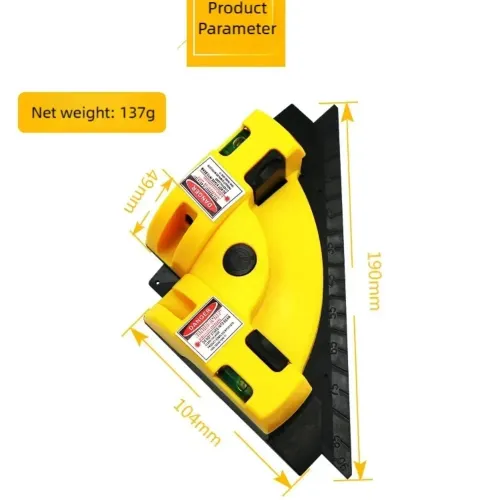 90 Degree Infrared Laser Level Vertical Horizontal Line for Floor Tiling Accurate Measurement